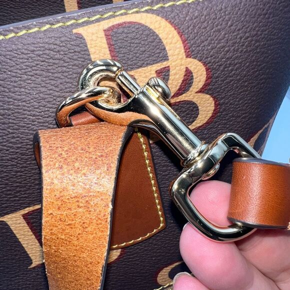 Dooney & Bourke Darla Monogram Pebble Leather Shopper - Picture 10 of 16